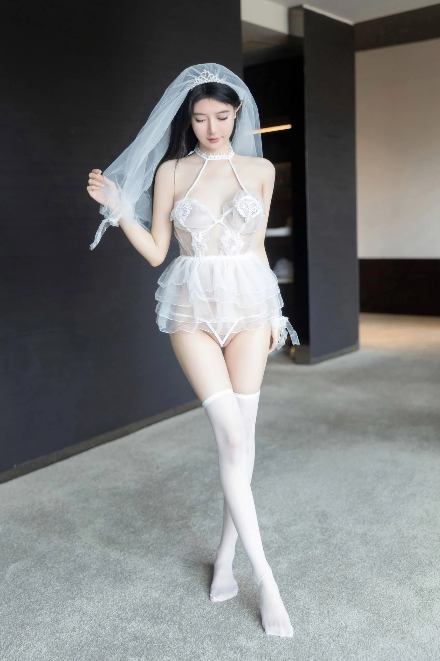 谢小蒽(幼幼) 诱人私拍福利 婚纱 +138P