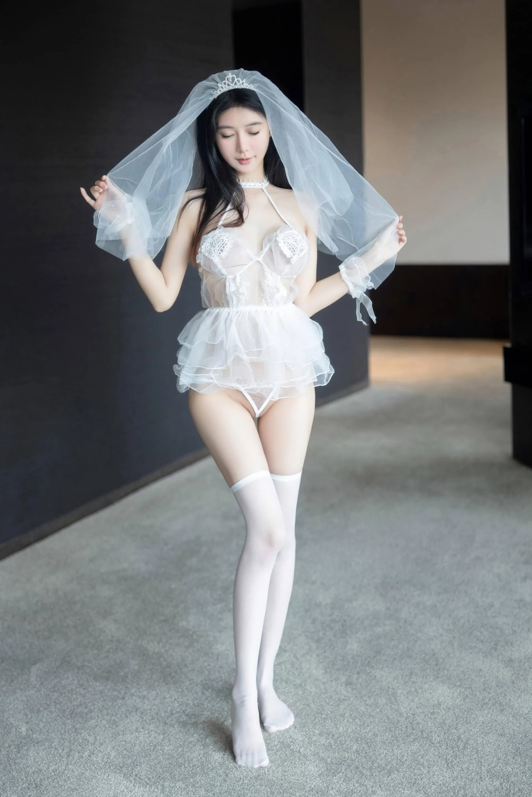 谢小蒽(幼幼) 诱人私拍福利 婚纱 +138P